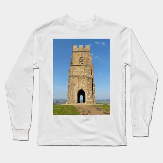 Glastonbury, Somerset Long Sleeve T-Shirt by Chris Petty